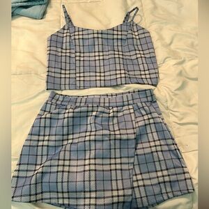 Skort and cropped top